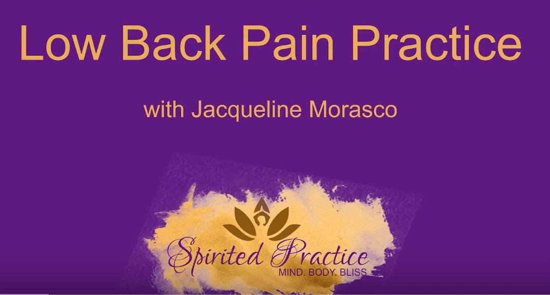 Low Back Pain Practice Spirited Practice